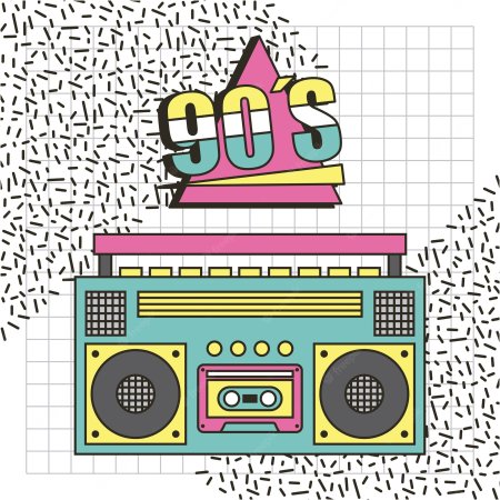 Магнитофон 90е вектор