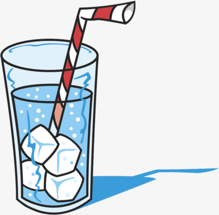 Стакан воды вектор