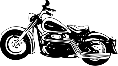 Harley Davidson мотоцикл вектор
