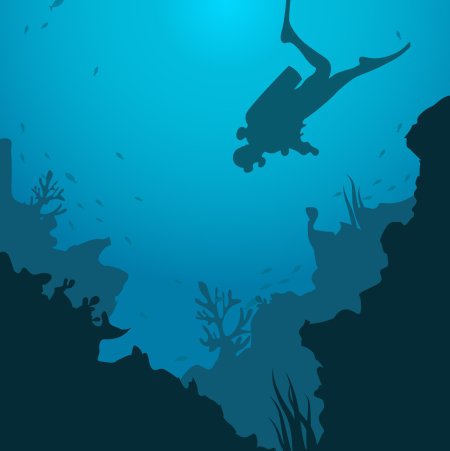 Scuba Diving вектор
