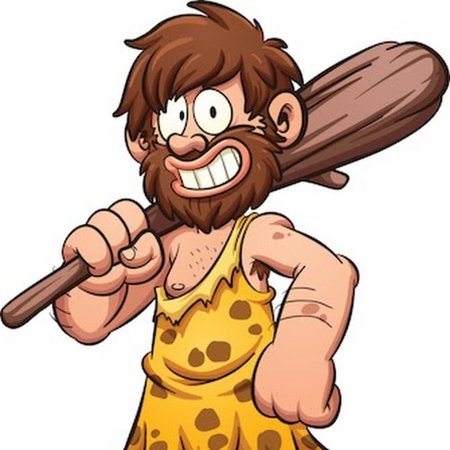 Первобытный пещерный человек