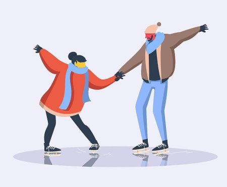 Каток иллюстрация