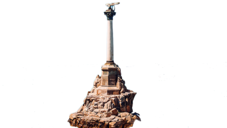 Памятник затопленным кораблям в Севастополе рисунок