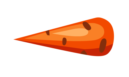 Нос морковка для снеговика