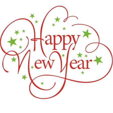 Happy New year надпись
