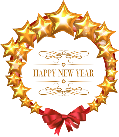Happy New year надпись