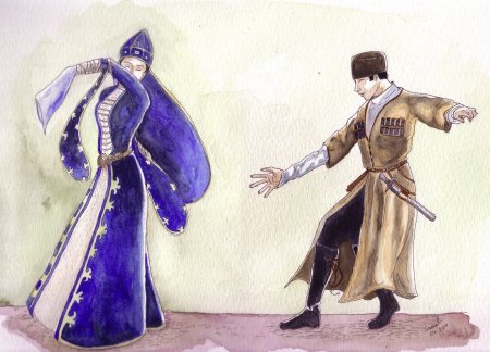 Лезгинка рисунок