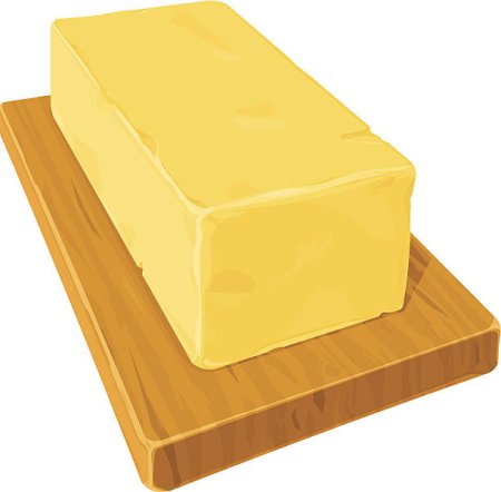 Масло сливочное vector