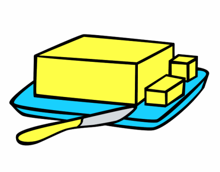 Butter мультяшный