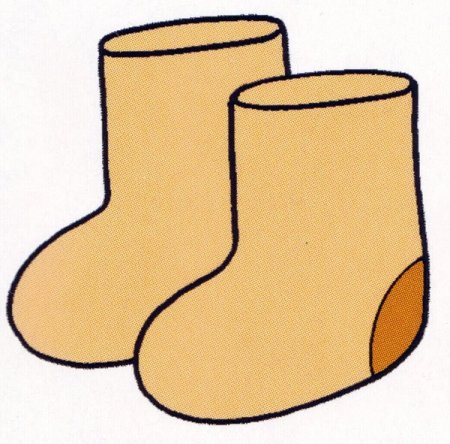 Нарисовать валенки
