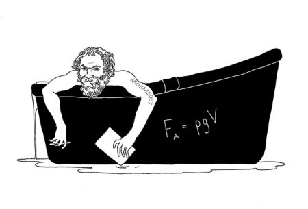 Архимед карикатура