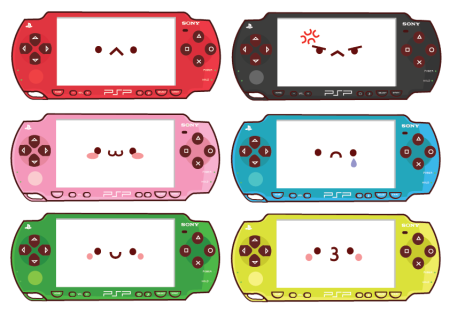 PSP раскраска