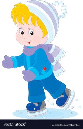 Мальчик на коньках
