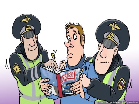 Правонарушения карикатуры