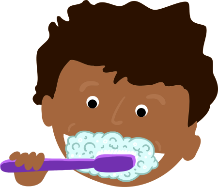 Клипарт ребенок чистит зубы (42 фото)