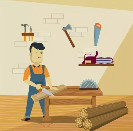 Столярные инструменты логотип