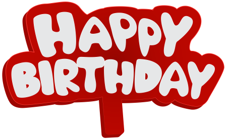 Happy Birthday надпись