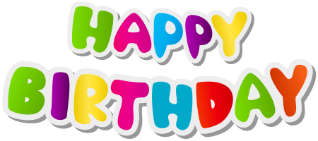 Happy Birthday надпись