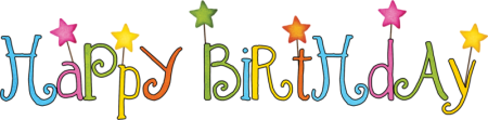 Happy Birthday надпись