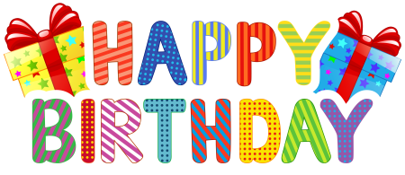 Happy Birthday надпись