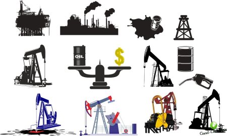 Нефтяная промышленность вектор