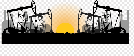Нефтяная качалка вектор