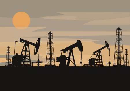 Нефтегазовая промышленность вектор