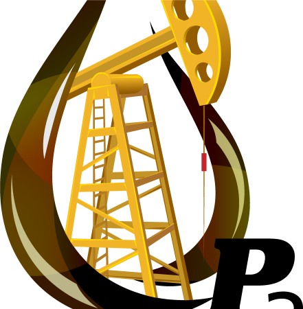 Нефтяная качалка вектор