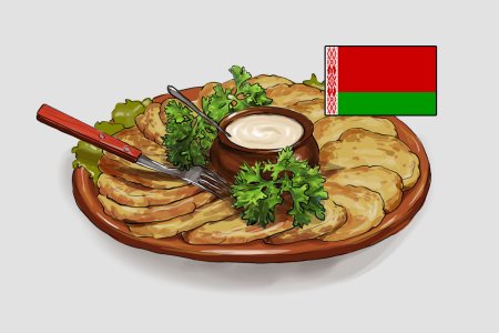 Нарисовать драники