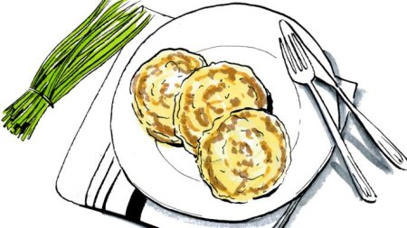 Драники карандашом