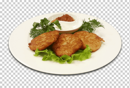 Котлеты на тарелке