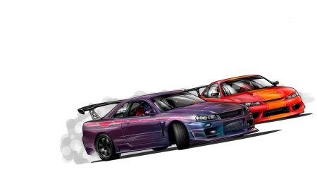 Nissan Skyline r34 vector