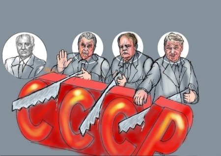 Михаил Горбачев карикатура