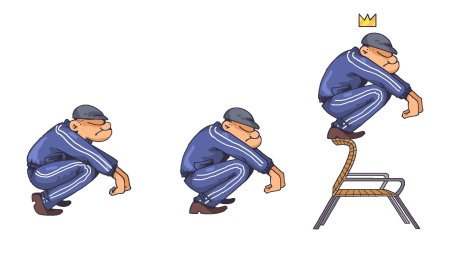 Гопник иллюстрация