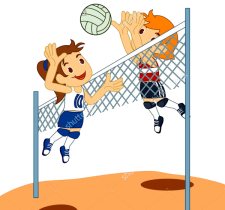 Волейбол мультяшный