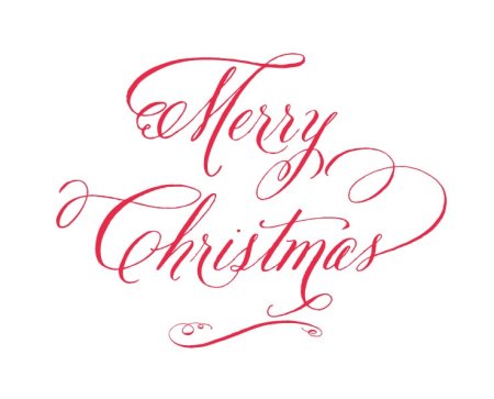 Merry Christmas надпись