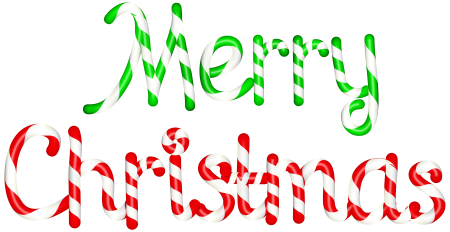 Надпись Merry Christmas на прозрачном фоне