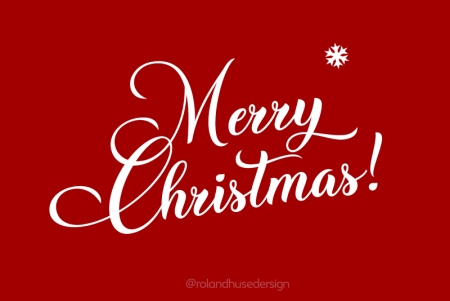 Новогодний шрифт Merry Christmas