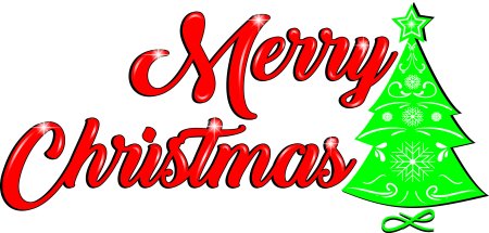 Merry Christmas надпись
