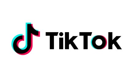 Значок тик ток на белом фоне