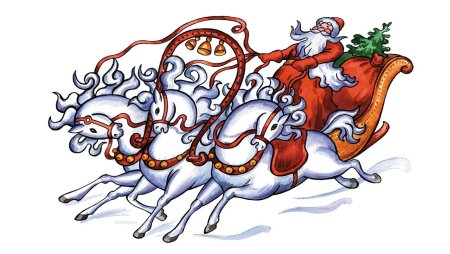 Тройка коней без фона