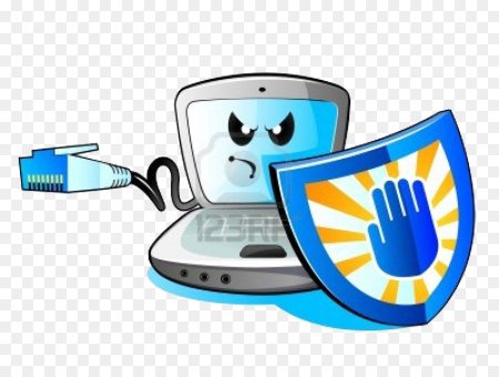 Безопасность в интернете без фона