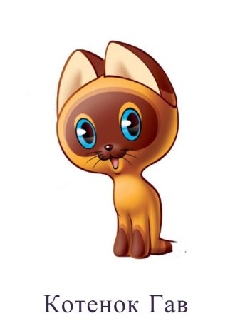 Персонажи мультика котенок Гав