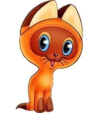 Герои мульфильма «котенок по имени Гав»,