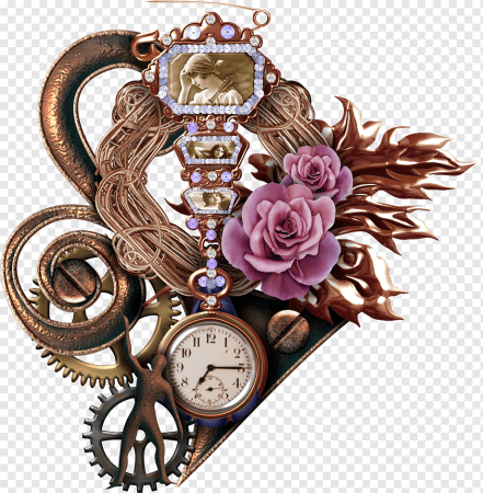 Скрап-набор "в стиле стимпанк" (Ronda Steampunk)