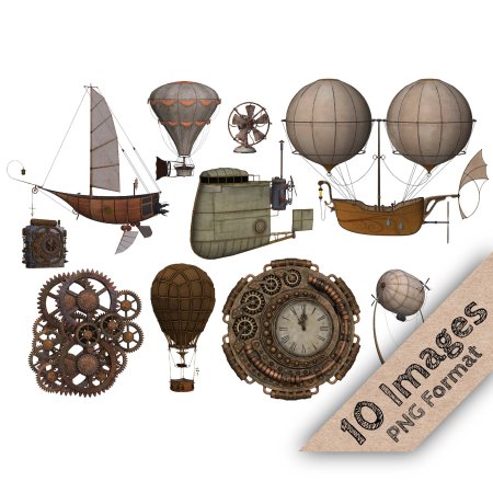 Steampunk accessoire PNG