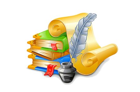 Книга с пером