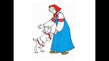 Сестрица Аленушка на белом фоне