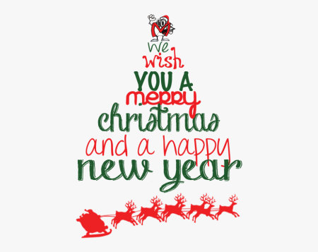 Merry Christmas and Happy New year надпись