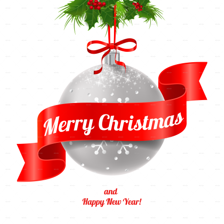 Надпись Happy Christmas